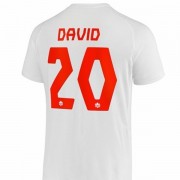 Camisetas De Futbol Baratas Canadá Copa Mundial 2022 Jonathan David 20 Primera Equipación..